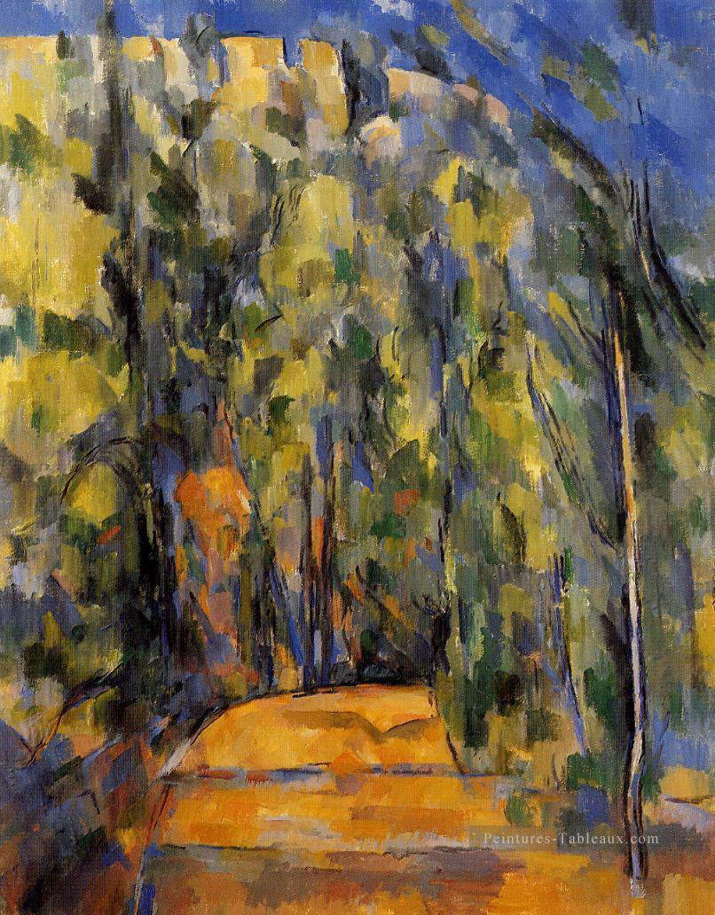 Bend dans Forest Road Paul Cézanne Peintures à l'huile